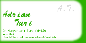 adrian turi business card